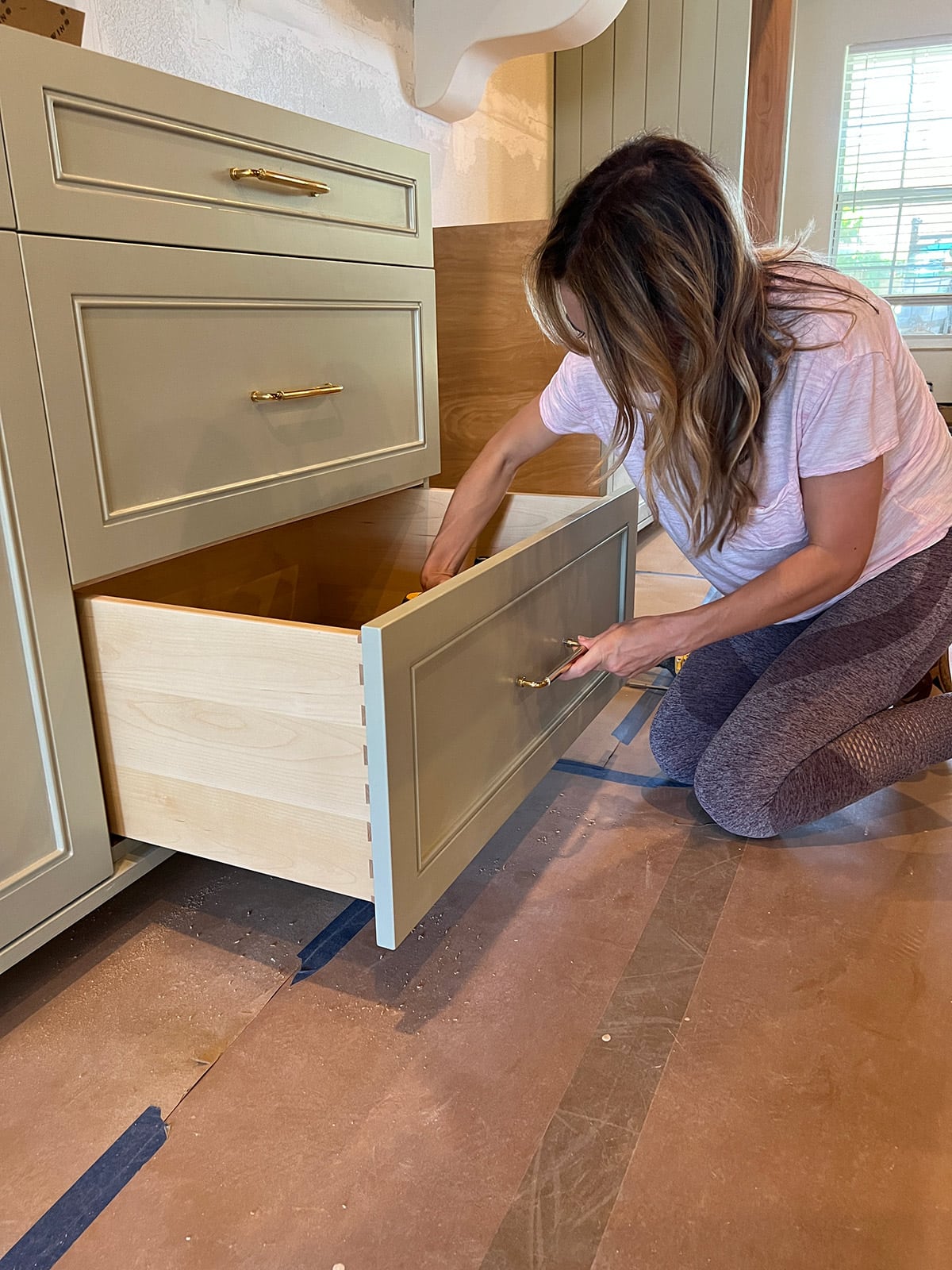 installing drawer hardware