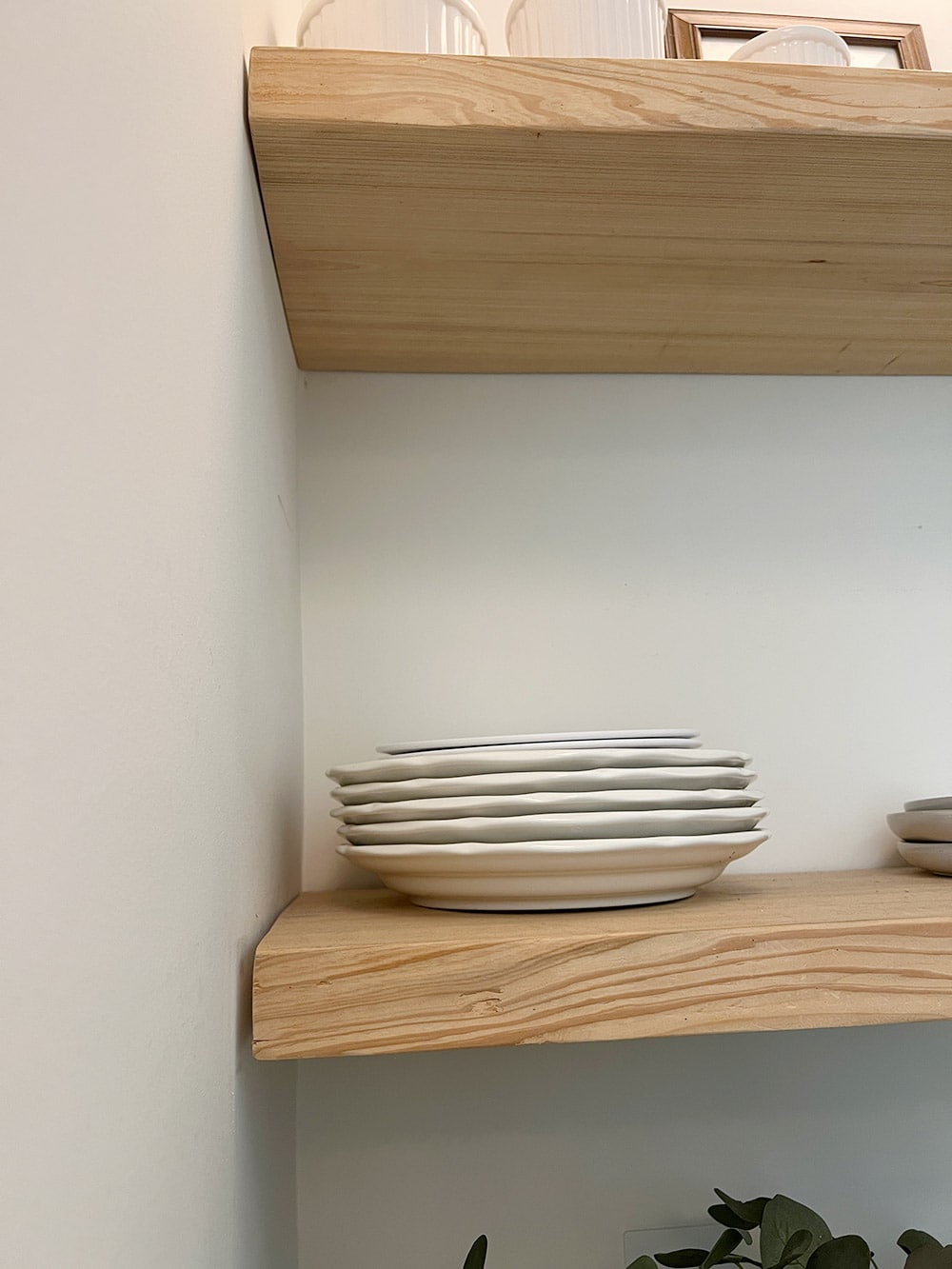 How to DIY Floating Kitchen Shelves Jenna Sue Design