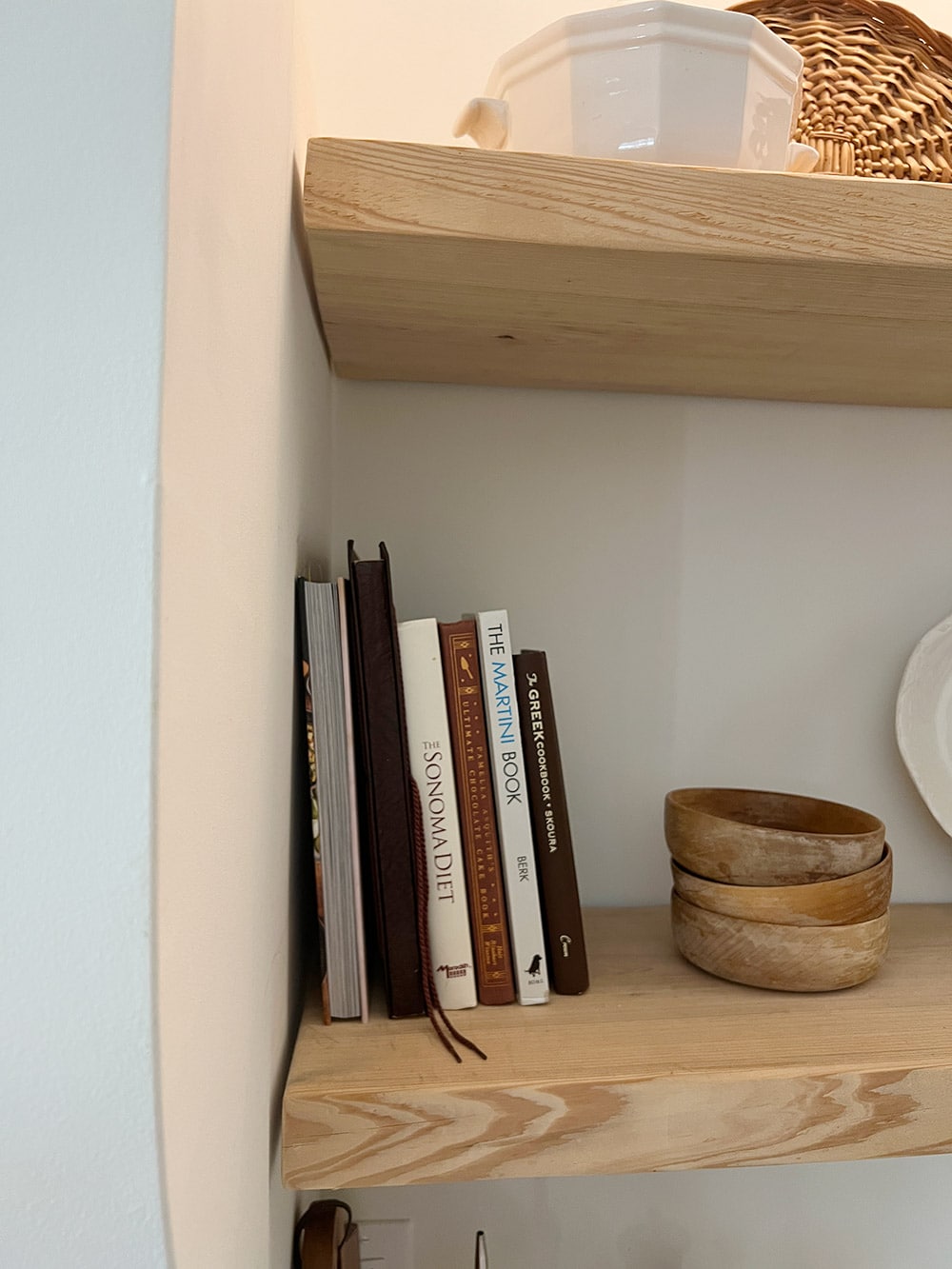 How to DIY Floating Kitchen Shelves Jenna Sue Design