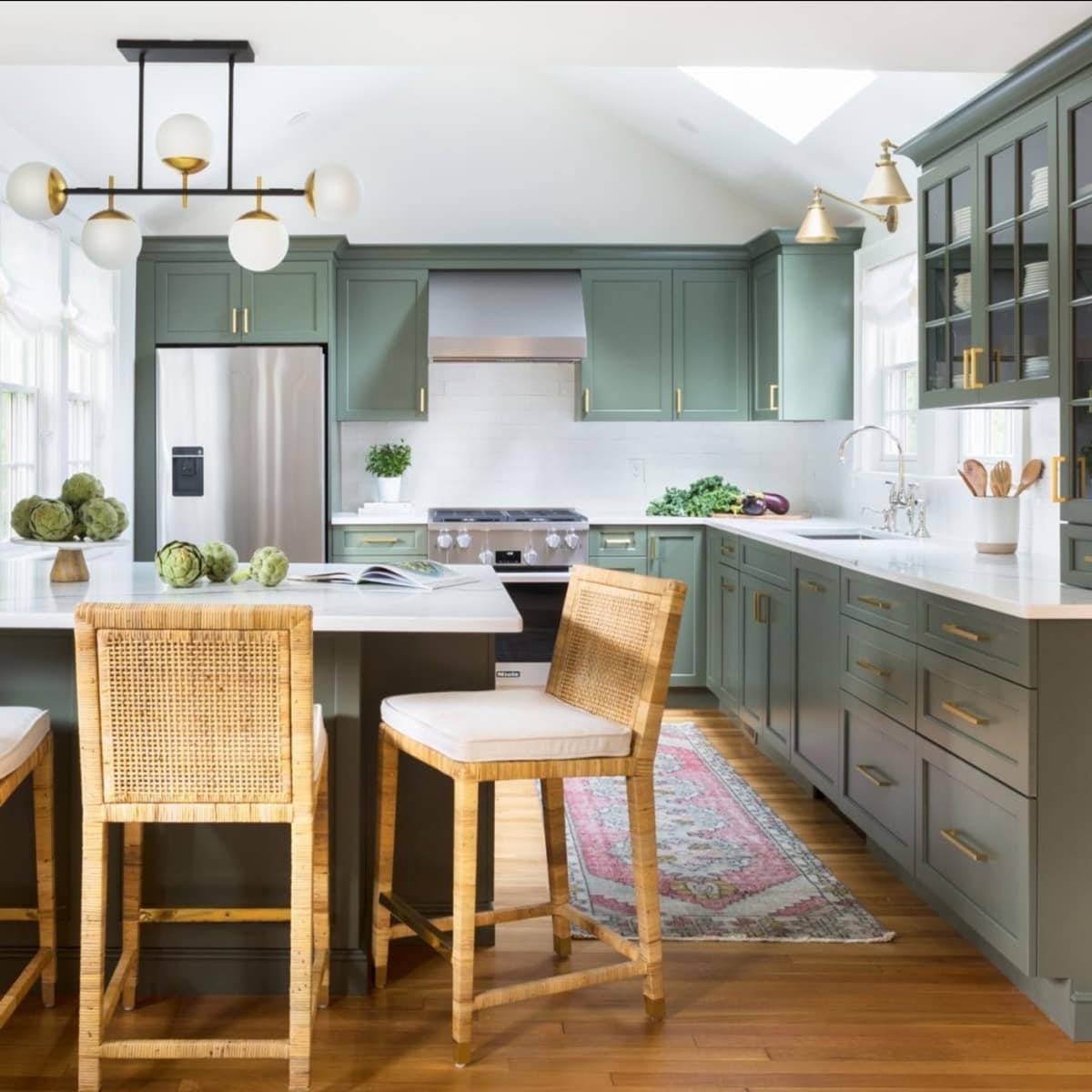 sherwin williams pewter green kitchen cabinets