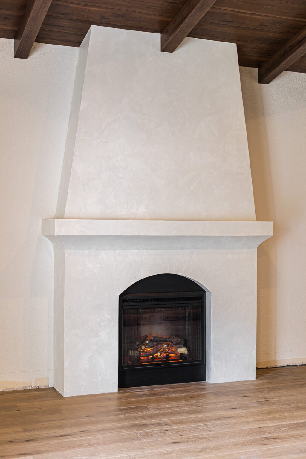DIY Plaster Fireplace Jenna Sue Design