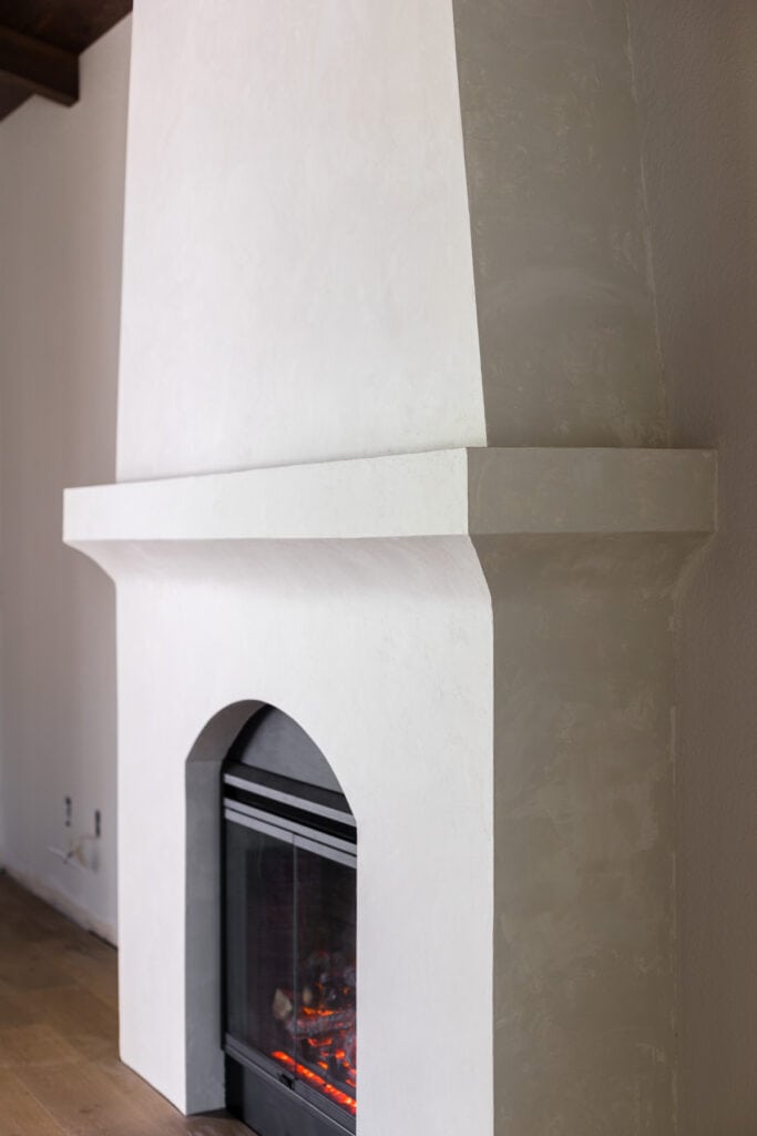 DIY Plaster Fireplace Jenna Sue Design