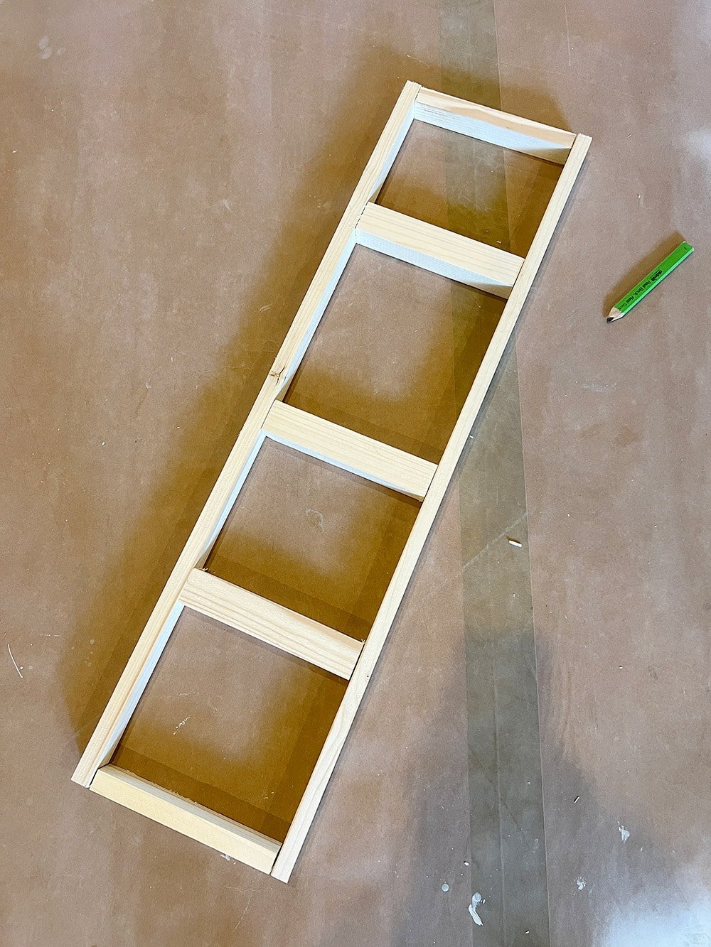 diy frame for a floating shelf