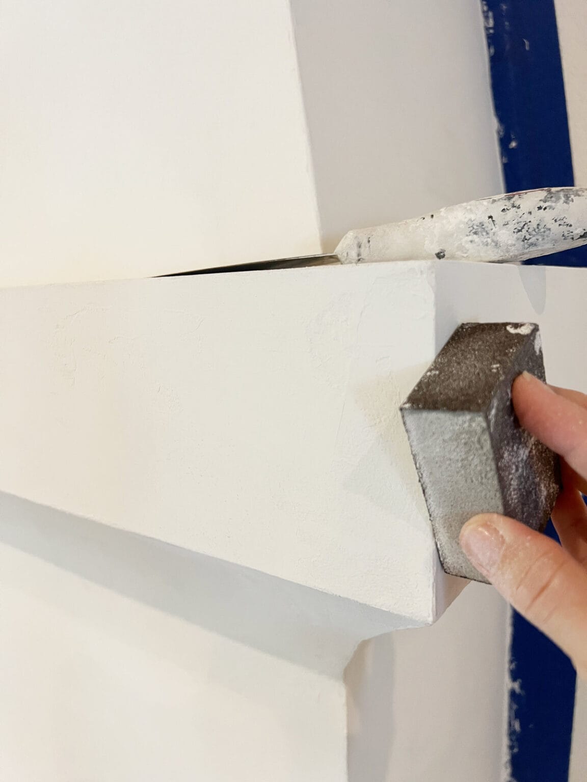 DIY Plaster Fireplace Jenna Sue Design