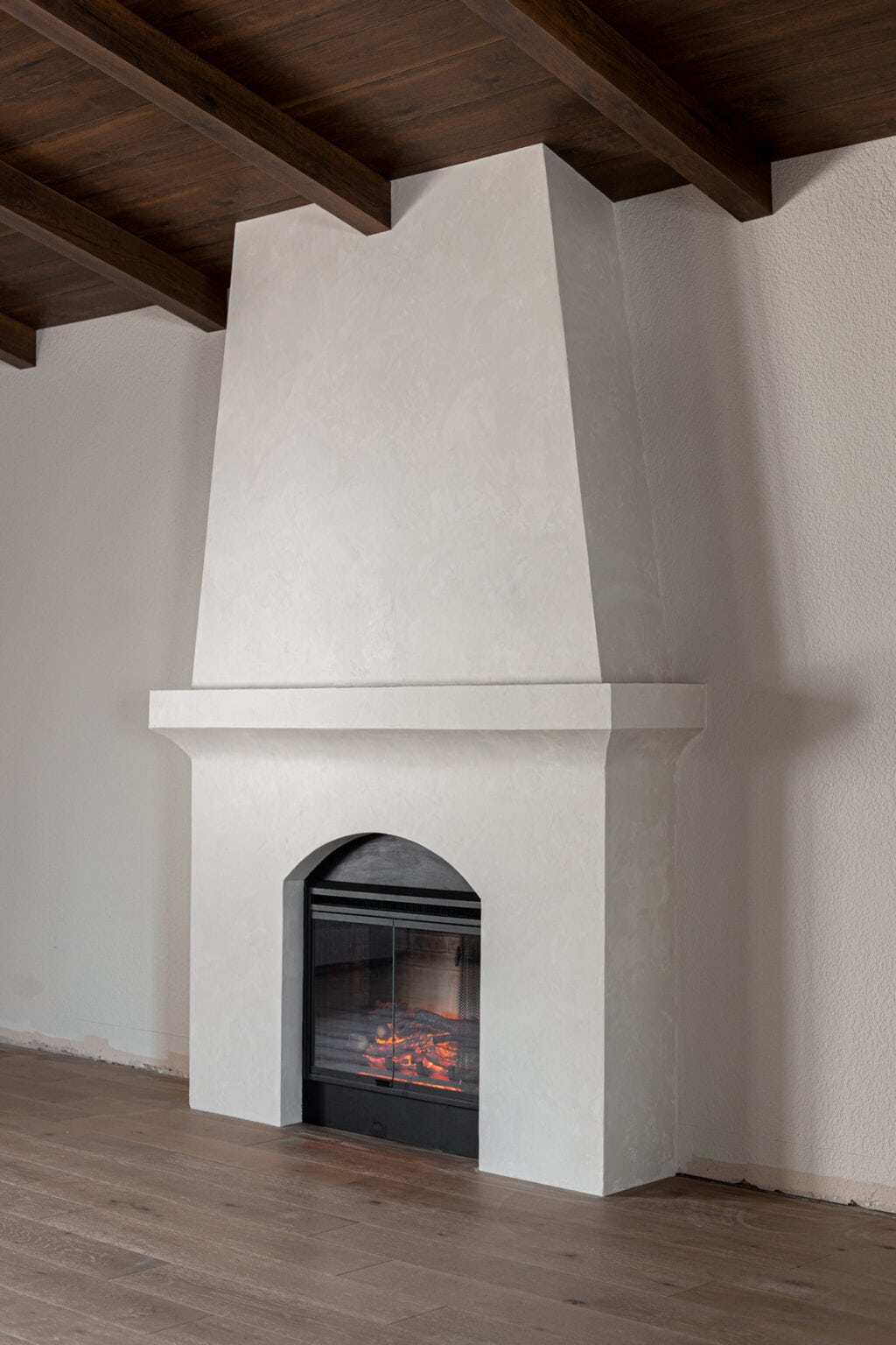 DIY Plaster Fireplace Jenna Sue Design
