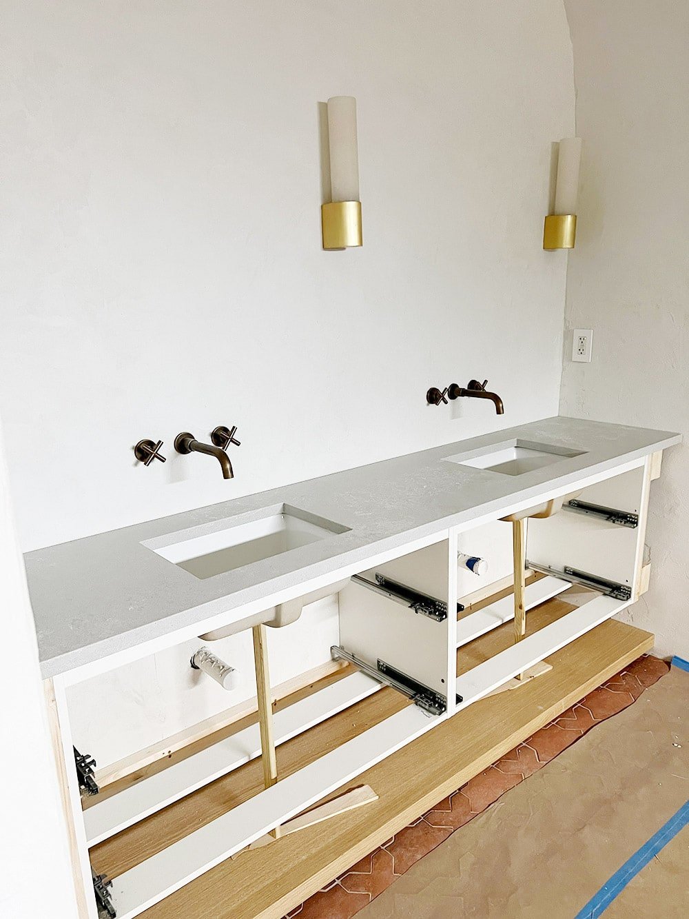 ikea godmorgon vanity hack