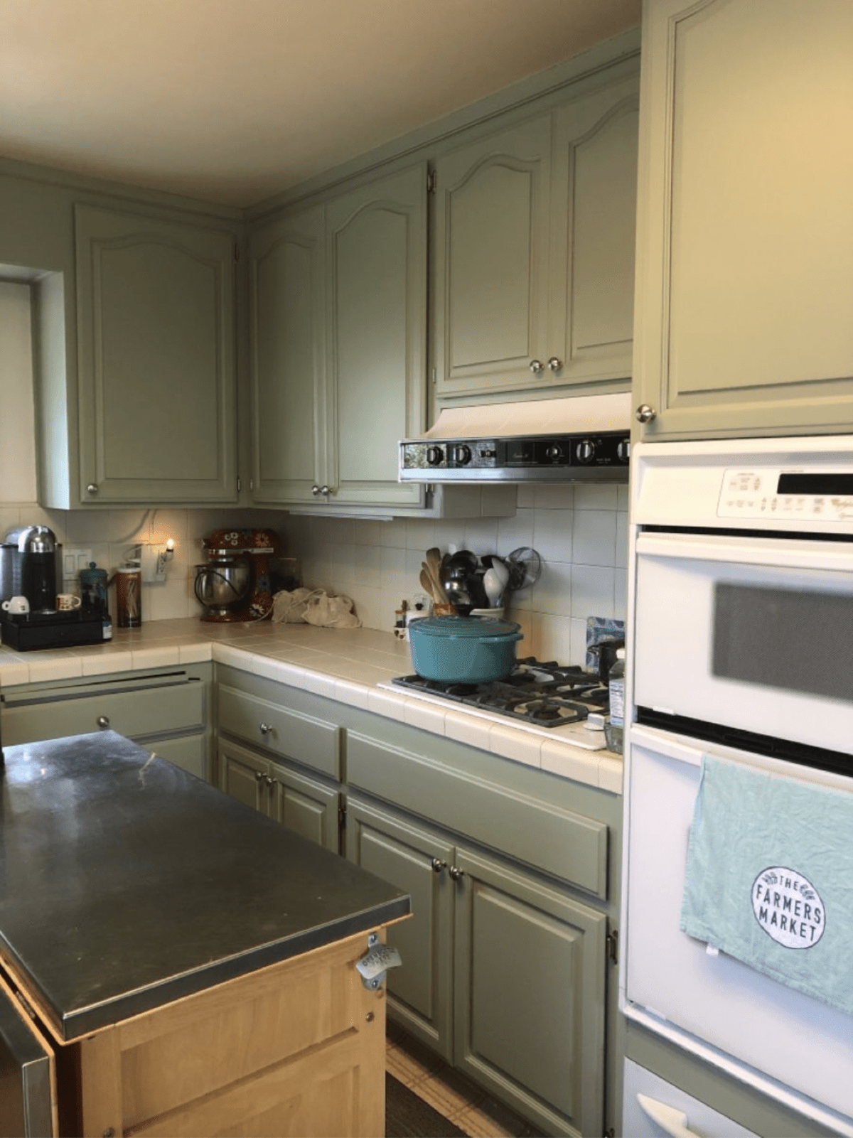 sherwin williams clary sage kitchen cabinets