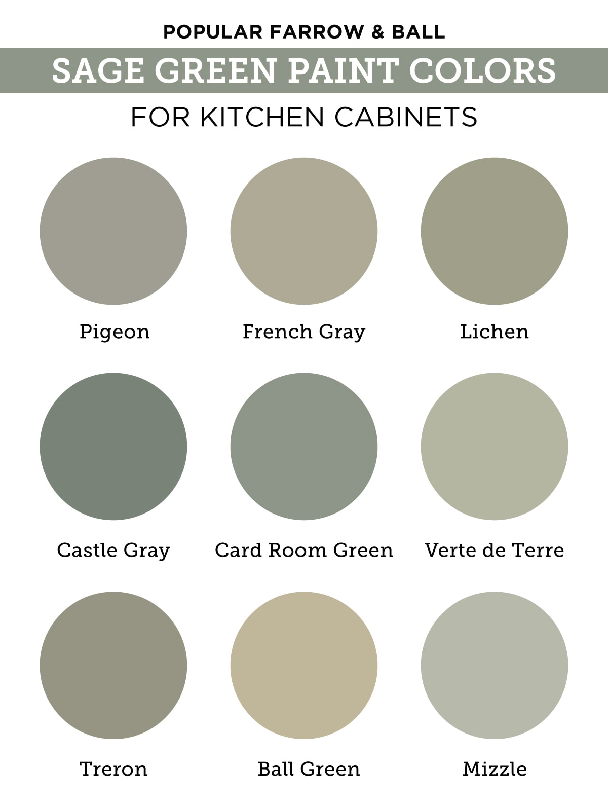 best farrow and ball sage green paint colors for kitchen cabinets