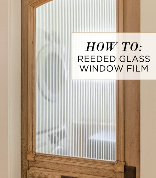 reeded glass window film