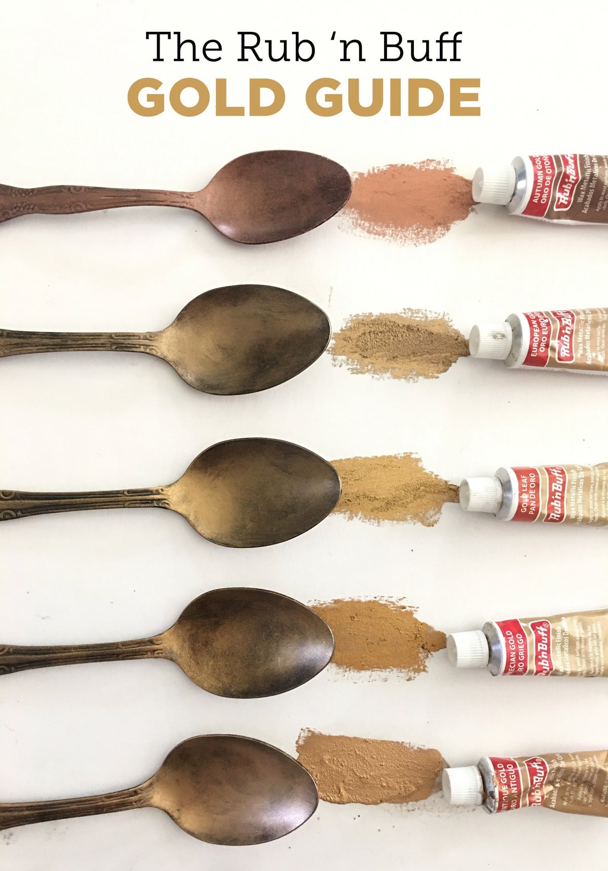 Best Products for Gold Finish Tested: Spray Paint vs Rub 'n Buff vs Gold  Leaf - Hydrangea Treehouse