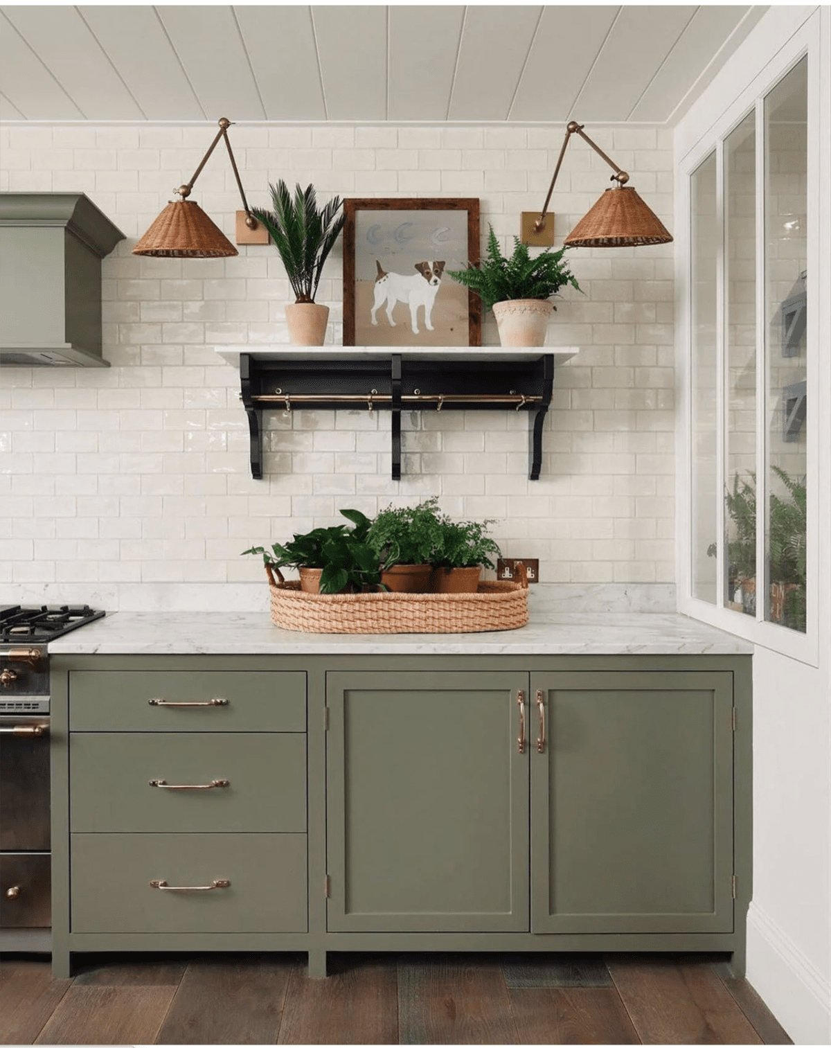 farrow and ball treron kitchen cabinets