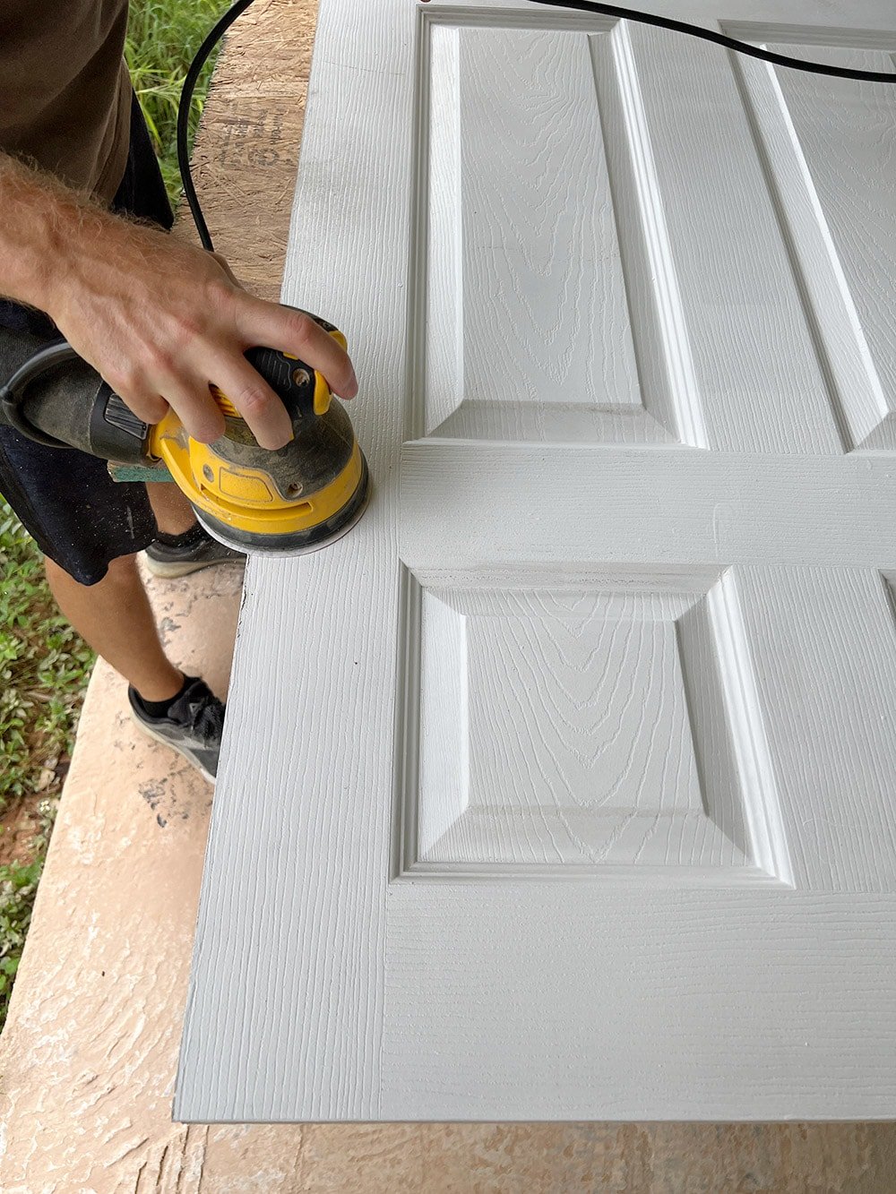 hollow core door makeover diy tutorial