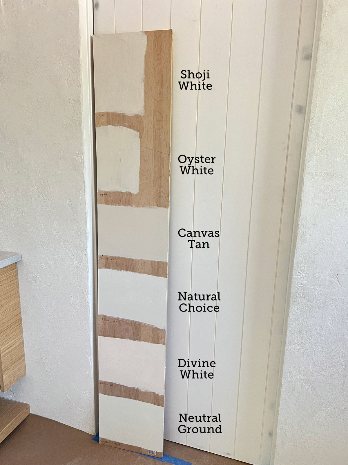 sherwin williams ivory and beige paint samples