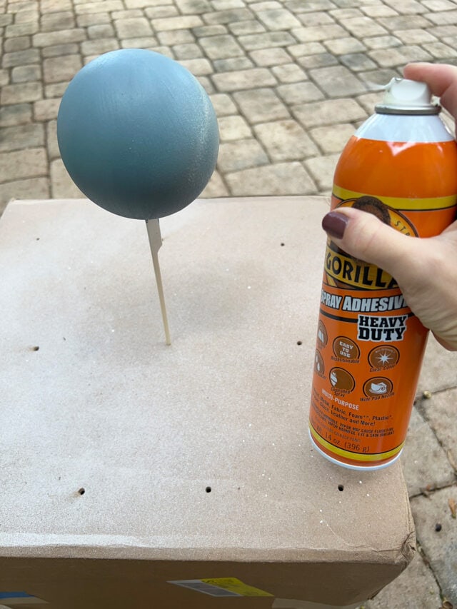DIY Matte Powdered Christmas Ornaments - Jenna Sue Design