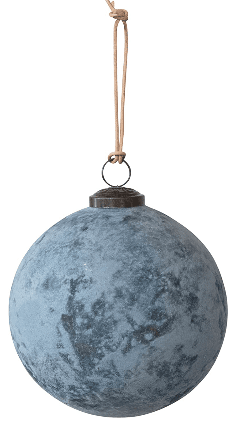 DIY Matte Powdered Christmas Ornaments - Jenna Sue Design