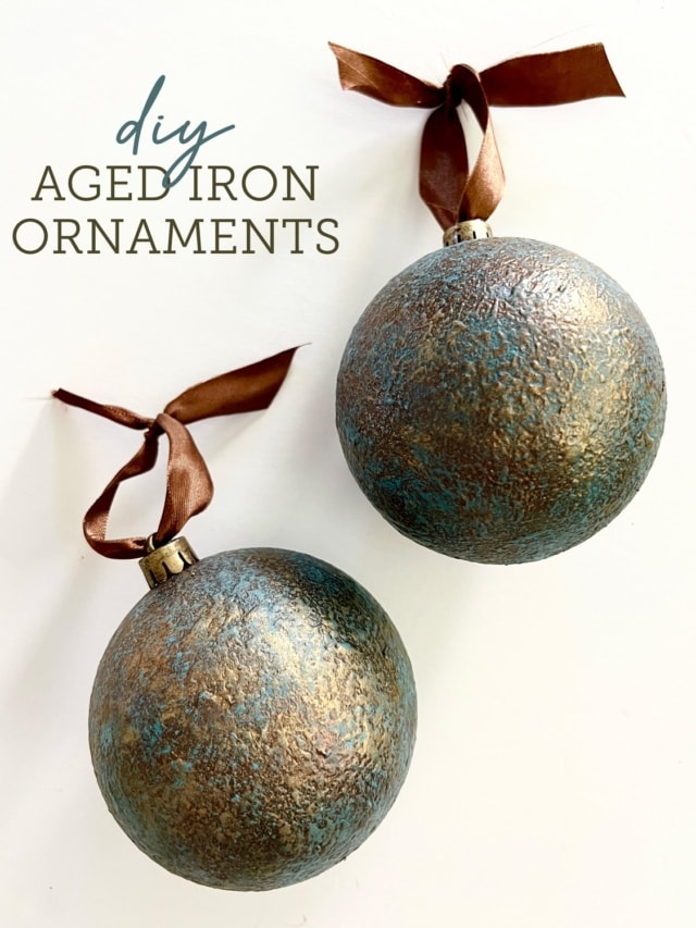 How to Aged Iron Ornaments Jenna Sue Design
