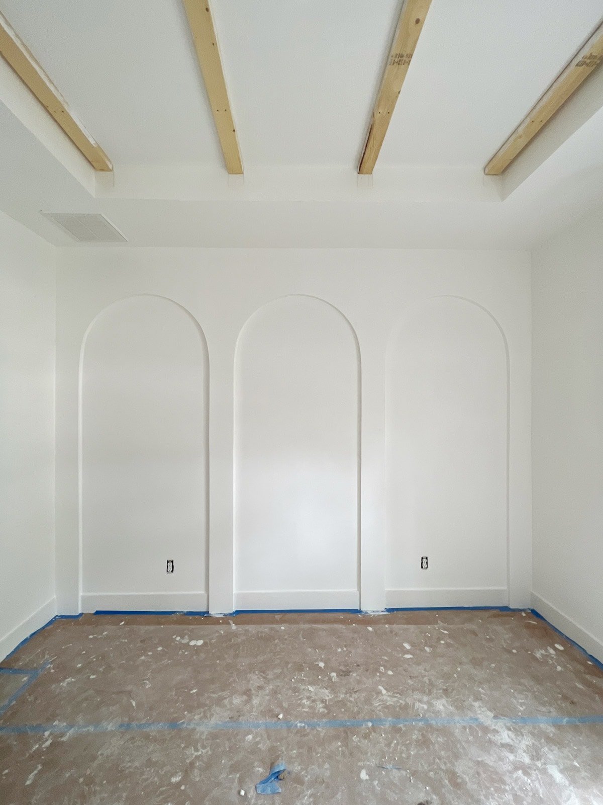 how to make drywall arches for a bedroom tutorial