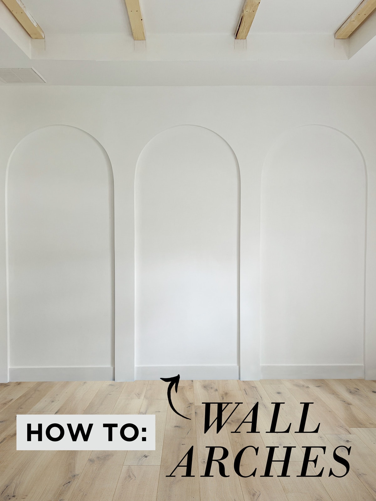 how to diy wall arches tutorial