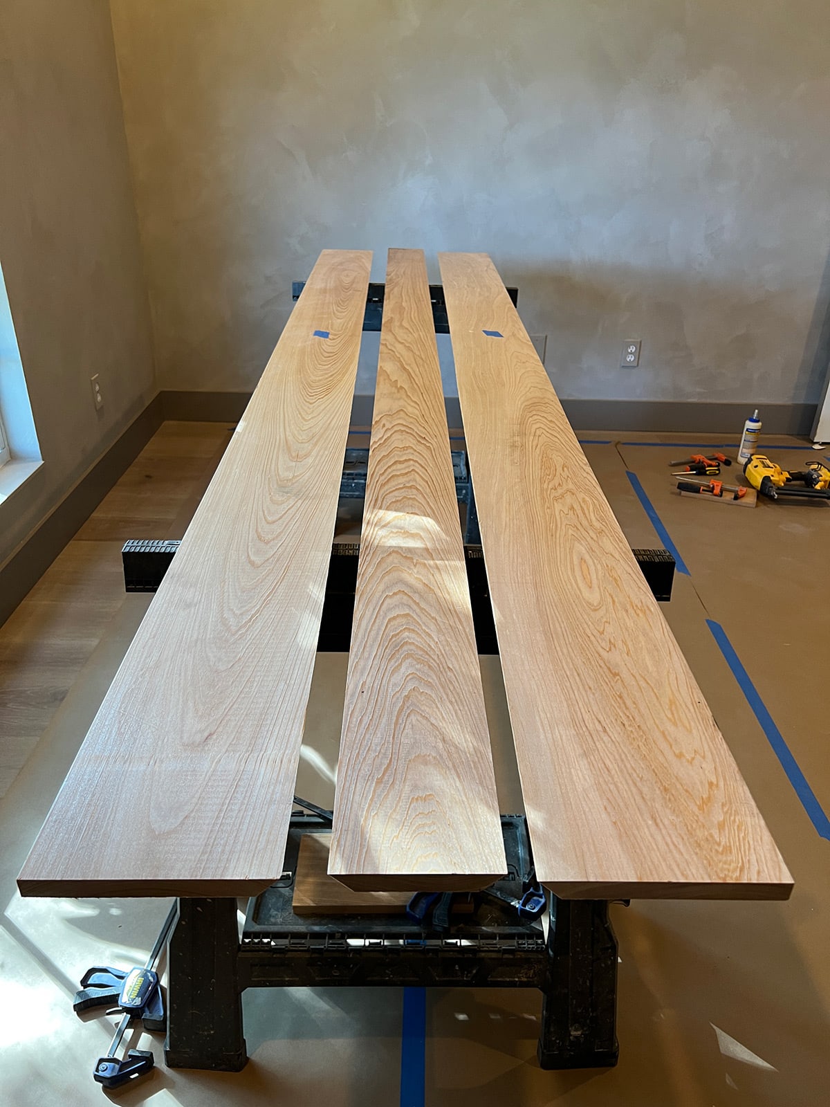 how to assemble wood box beams