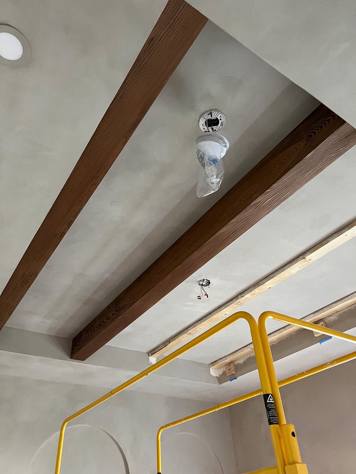 how to install box beams on ceiling