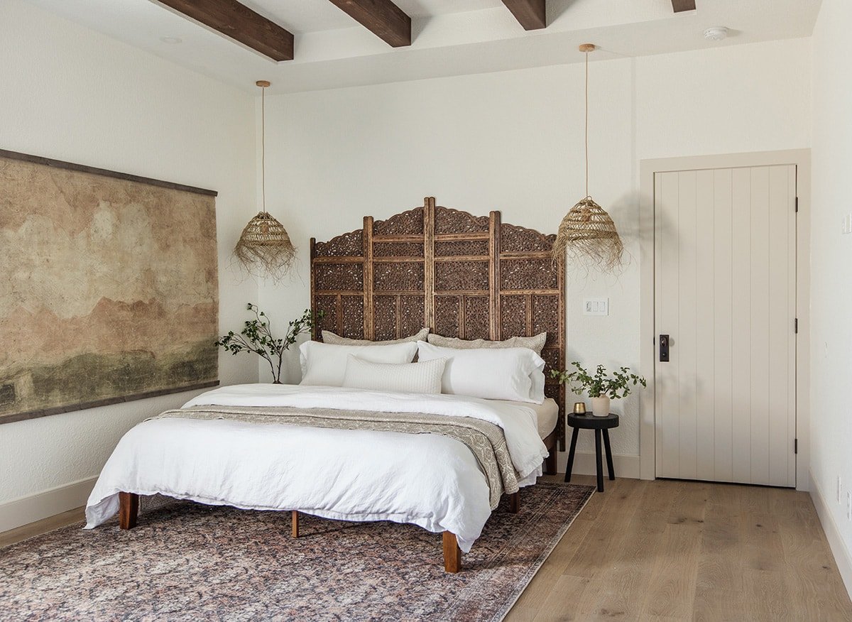 modern moroccan bedroom reveal