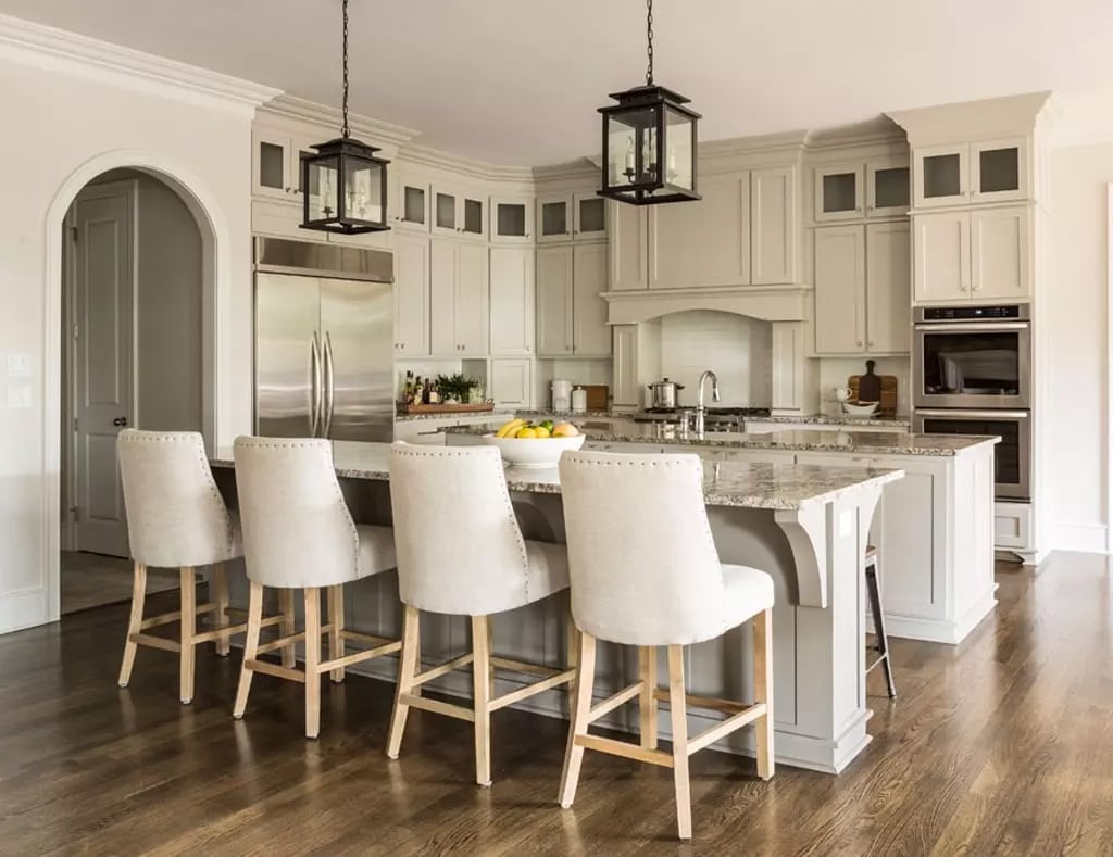 sherwin williams colonnade gray kitchen cabinets