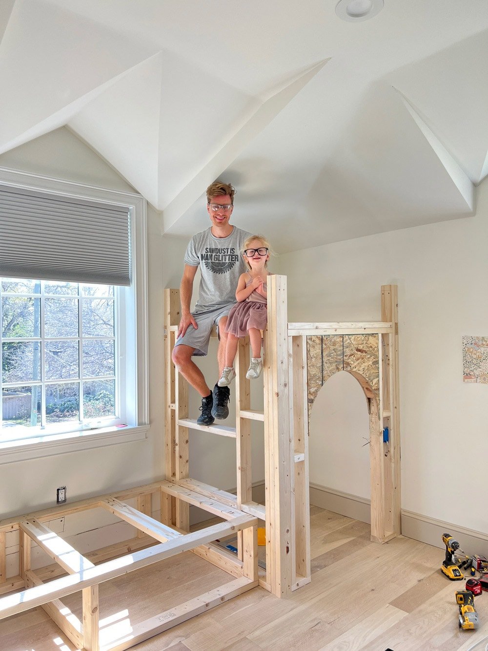 diy kids bedroom loft