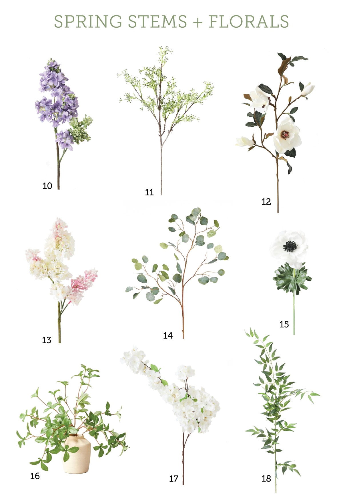 best faux greenery roundup 2023