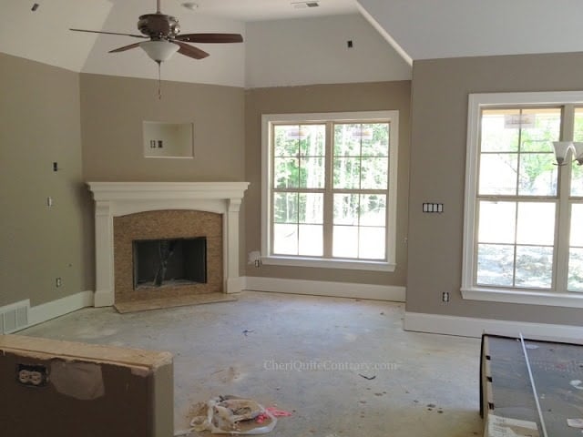 sherwin williams perfect greige living room walls