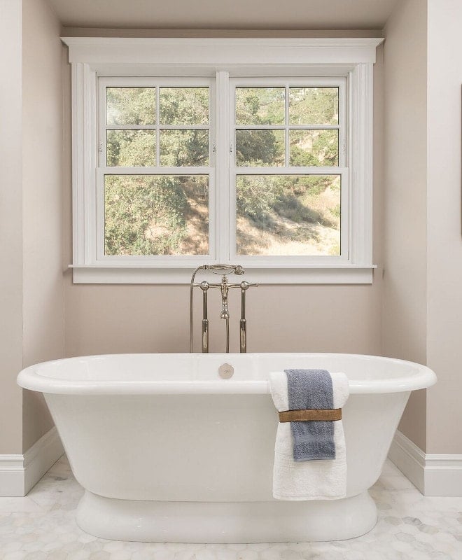 sherwin williams popular gray bathroom walls