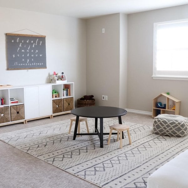 sherwin williams worldly gray kids room