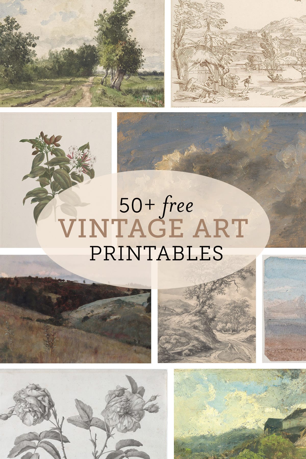 Free Vintage Printable Art Sources - Jenna Sue Design