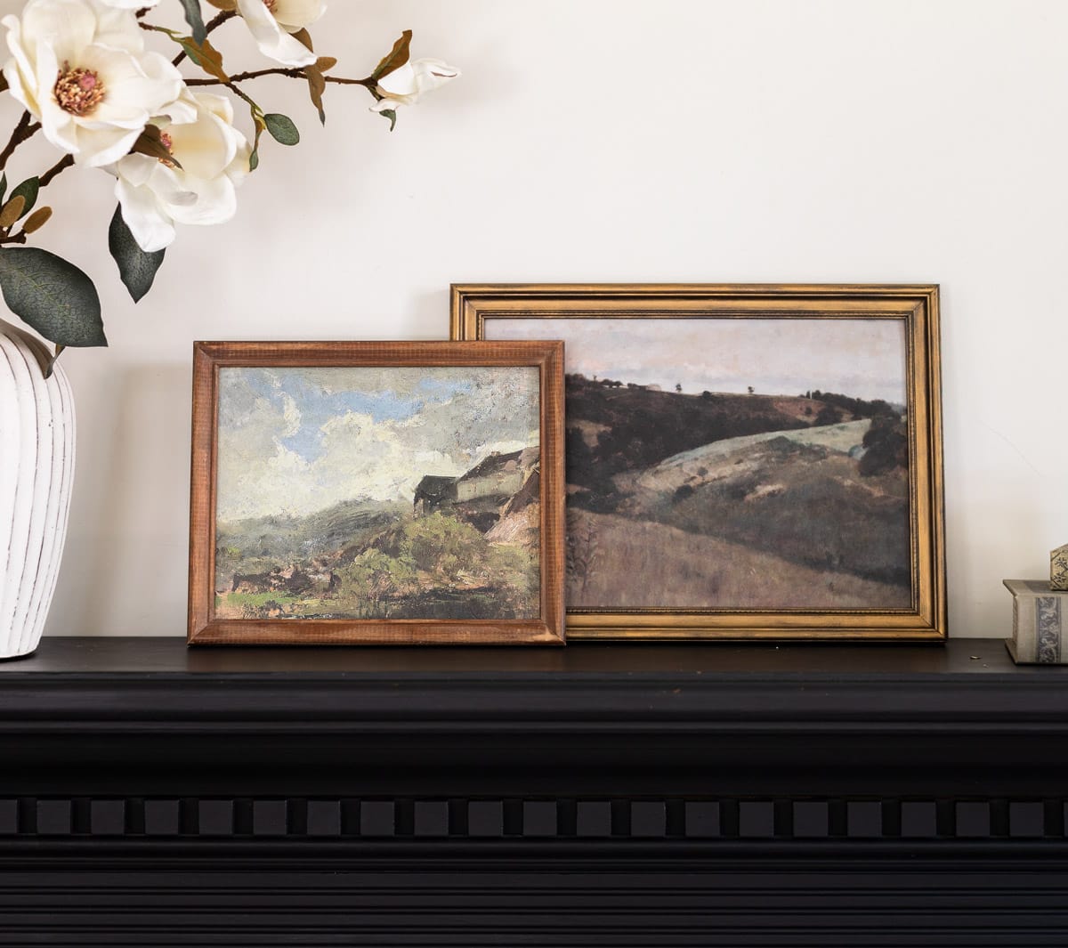 How To Create A DIY Faux Oil Painting On A Budget - A Home Is Announced