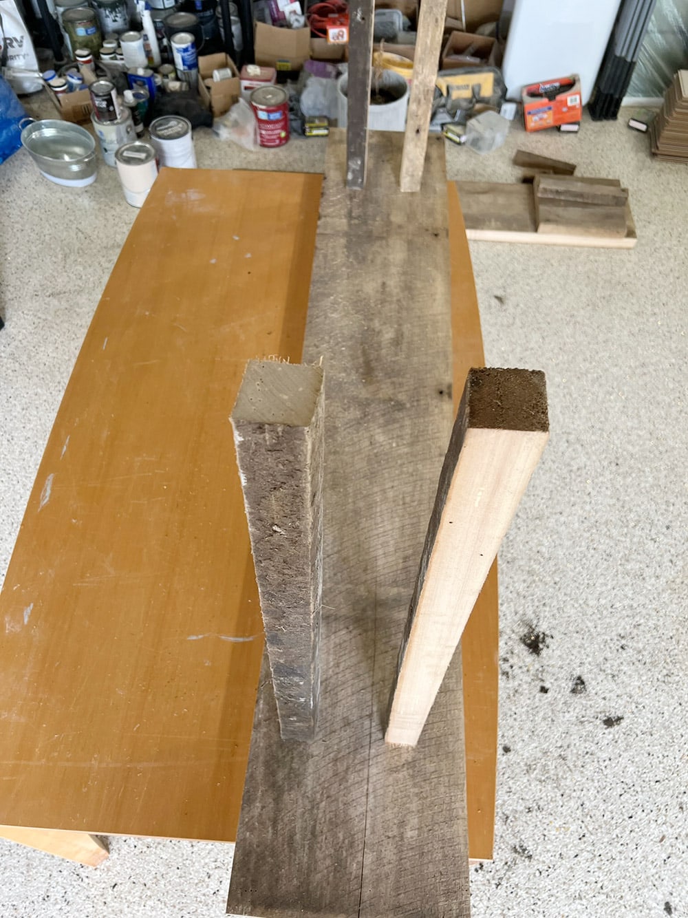 diy reclaimed wood console table tutorial