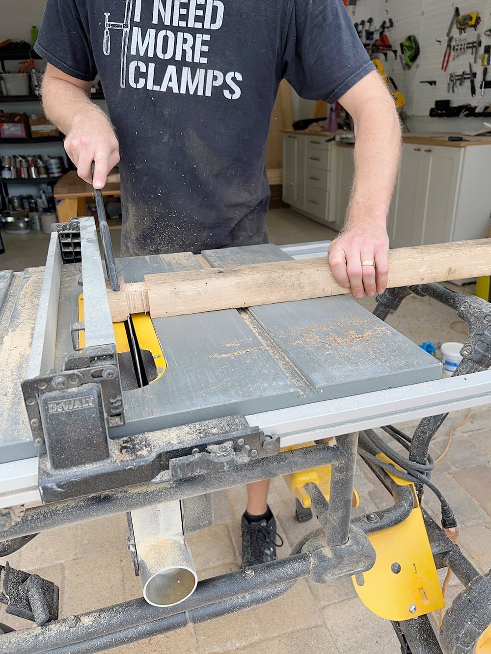 cutting tenon joint on table saw