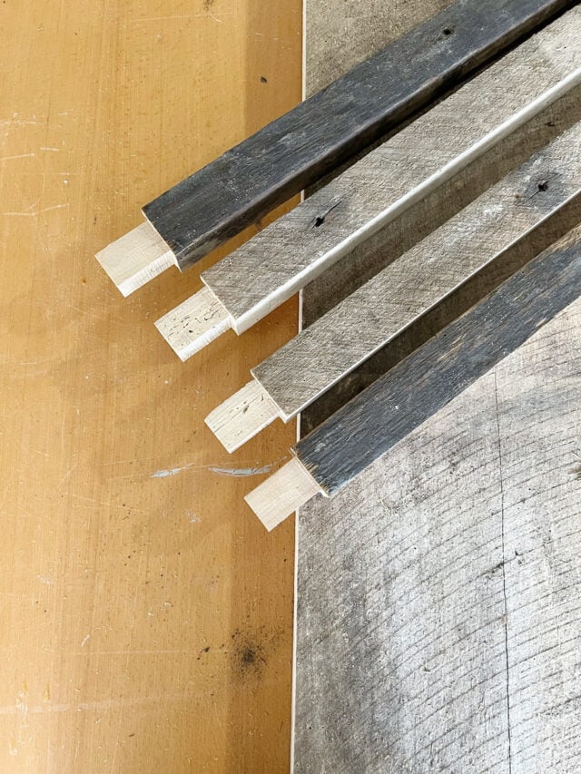 DIY Rustic Wood Console Table - Jenna Sue Design