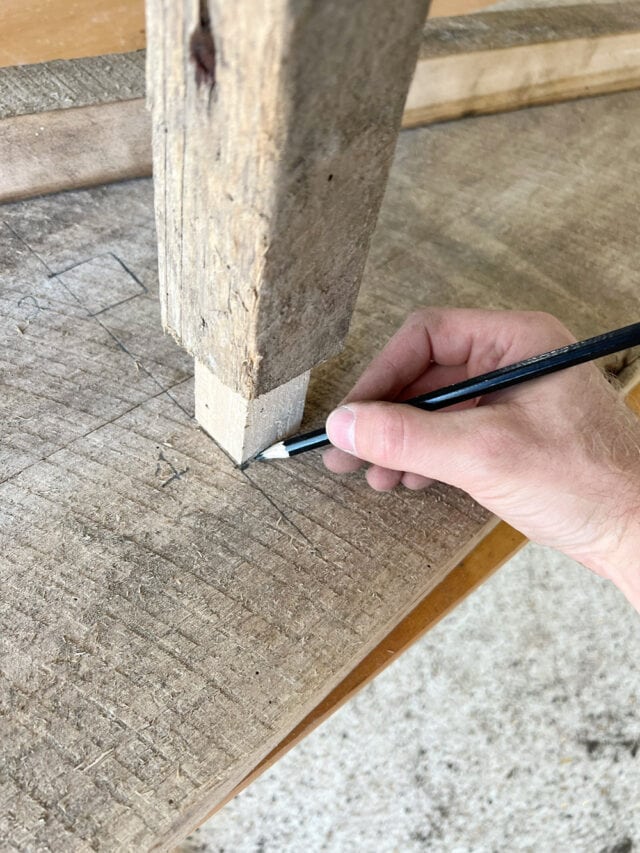 DIY Rustic Wood Console Table - Jenna Sue Design