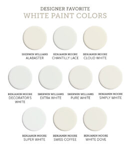 The 10 Best White Paint Colors (as chosen by designers) - Jenna Sue Design