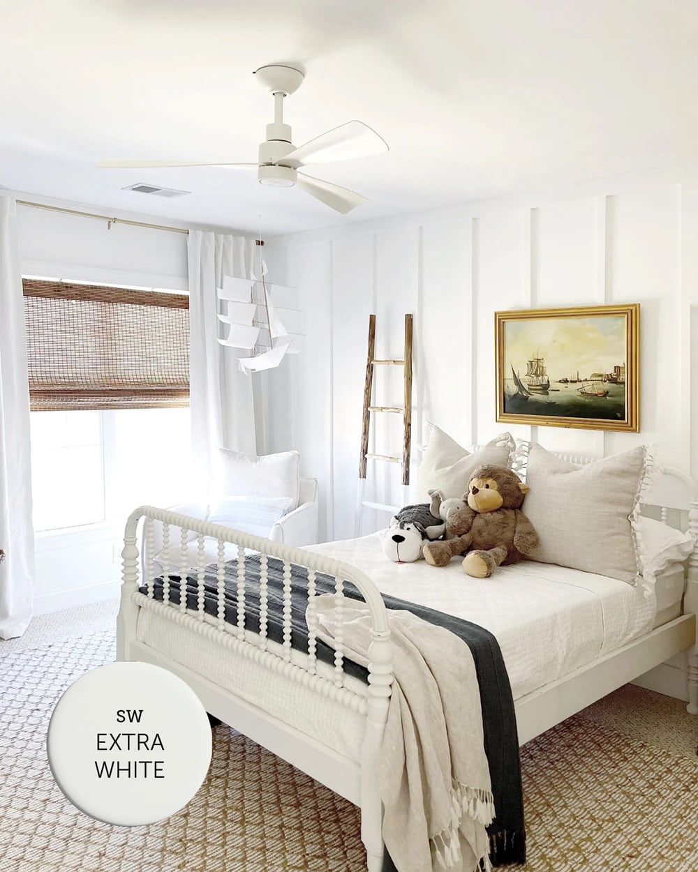 sherwin williams extra white bedroom