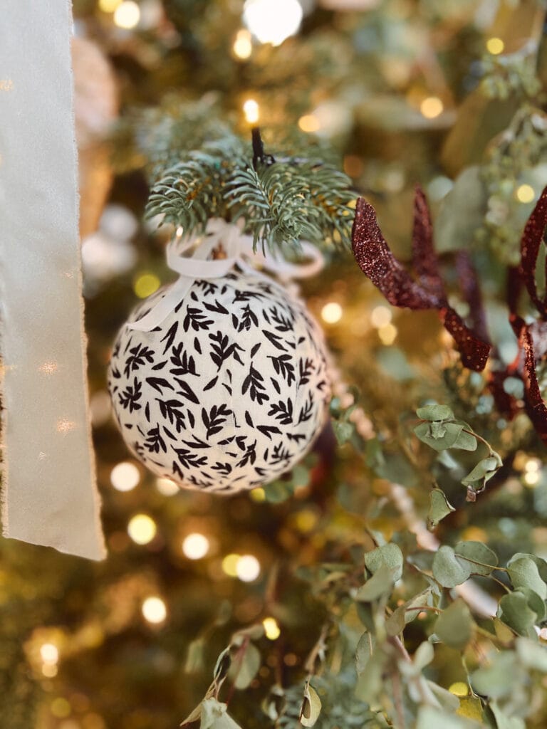 DIY Decoupage Ornaments - Jenna Sue Design