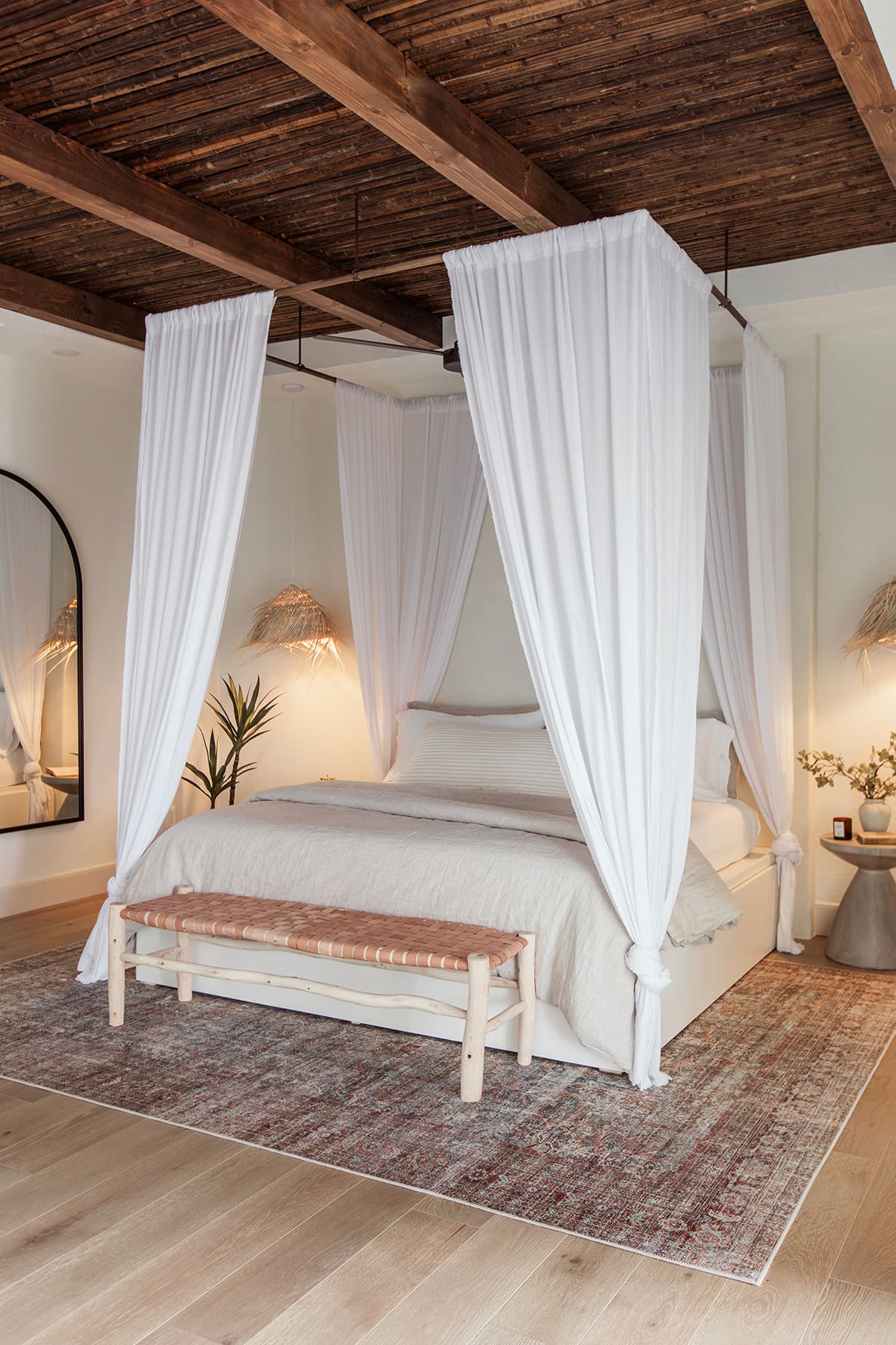 hacienda hideaway primary bedroom luxury vacation home