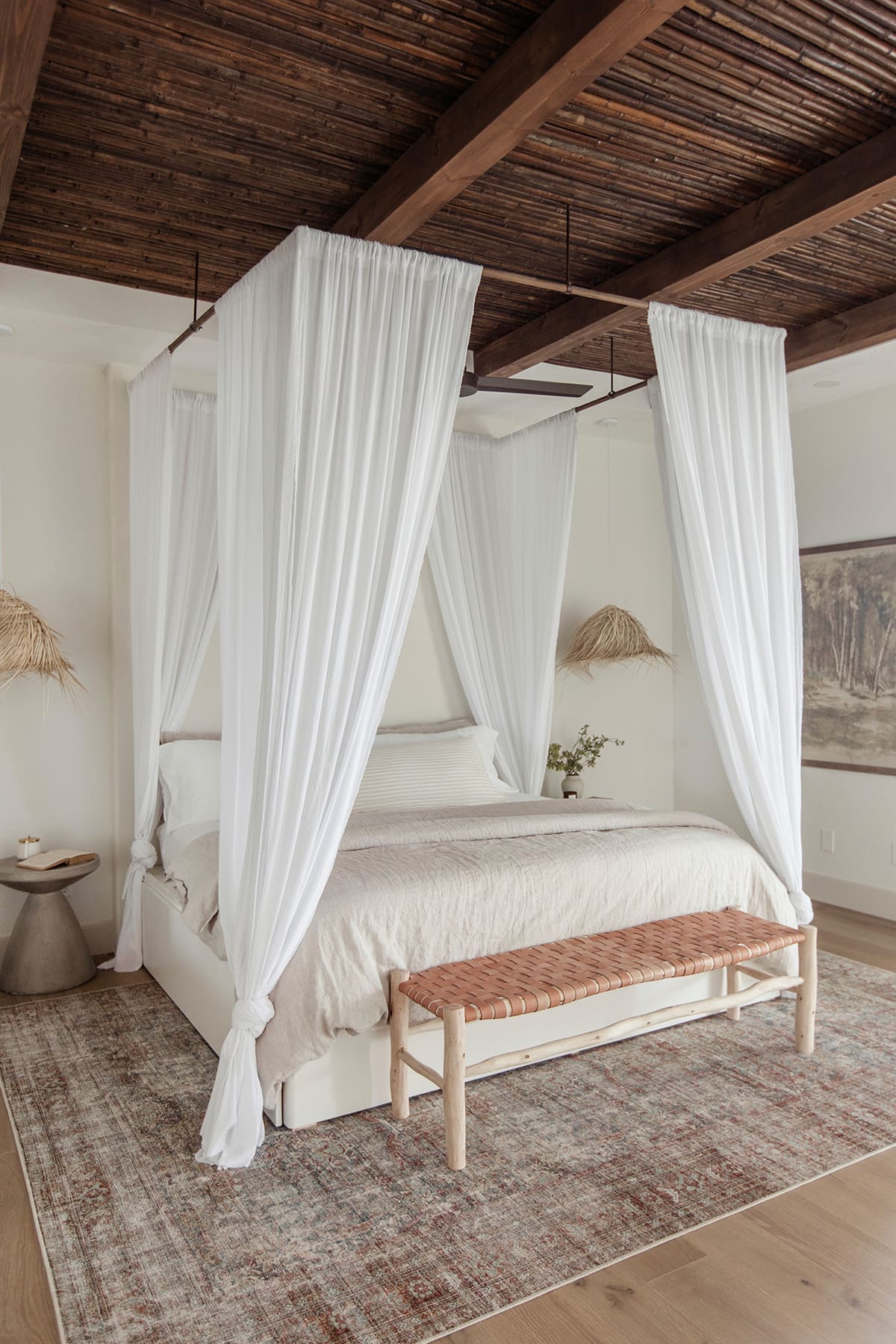 hacienda hideaway primary bedroom luxury vacation home