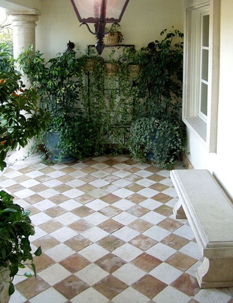 travertine paver outdoor patio