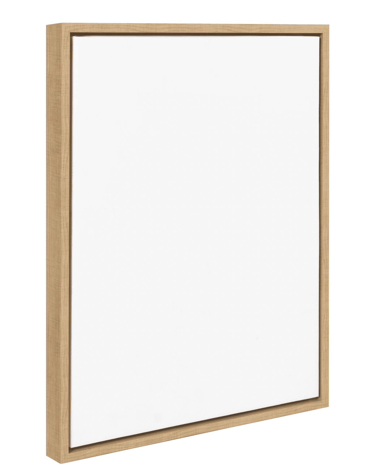 Rustic White Floater Frame for 1.5 deep Canvas, (Multiple Sizes) (16x20)