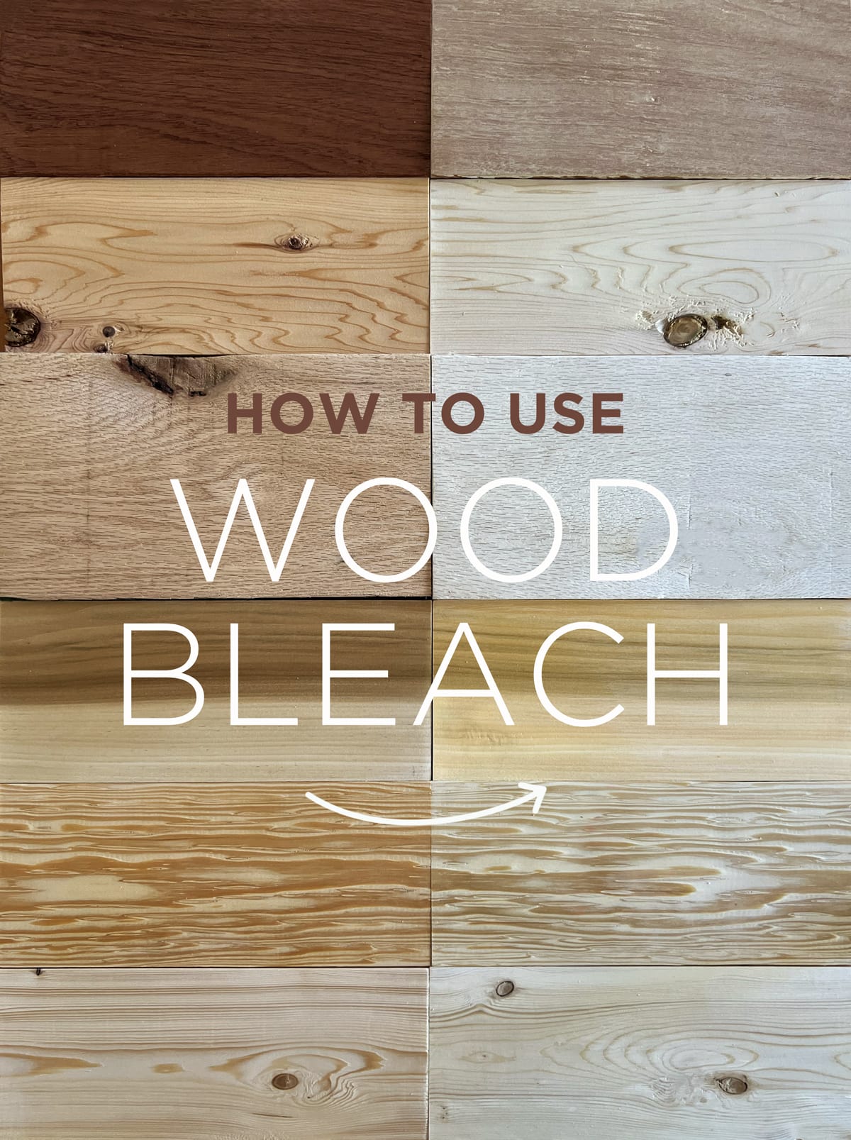 how to use wood bleach tutorial and test