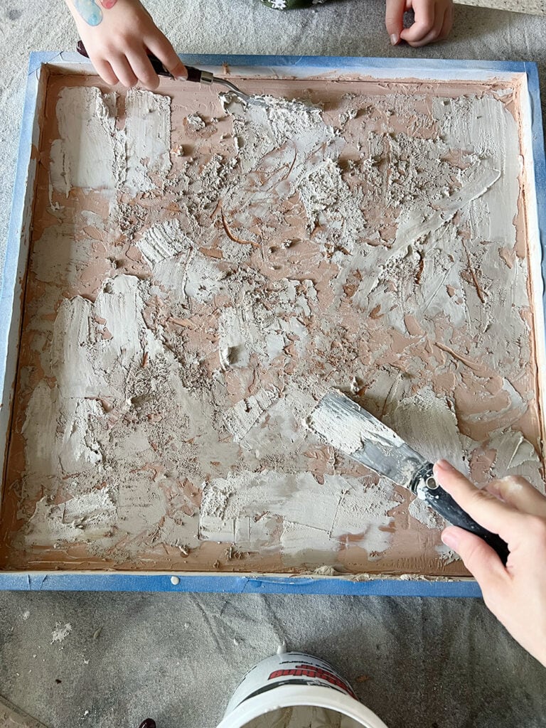 DIY Textured Canvas Art - Jenna Sue Design