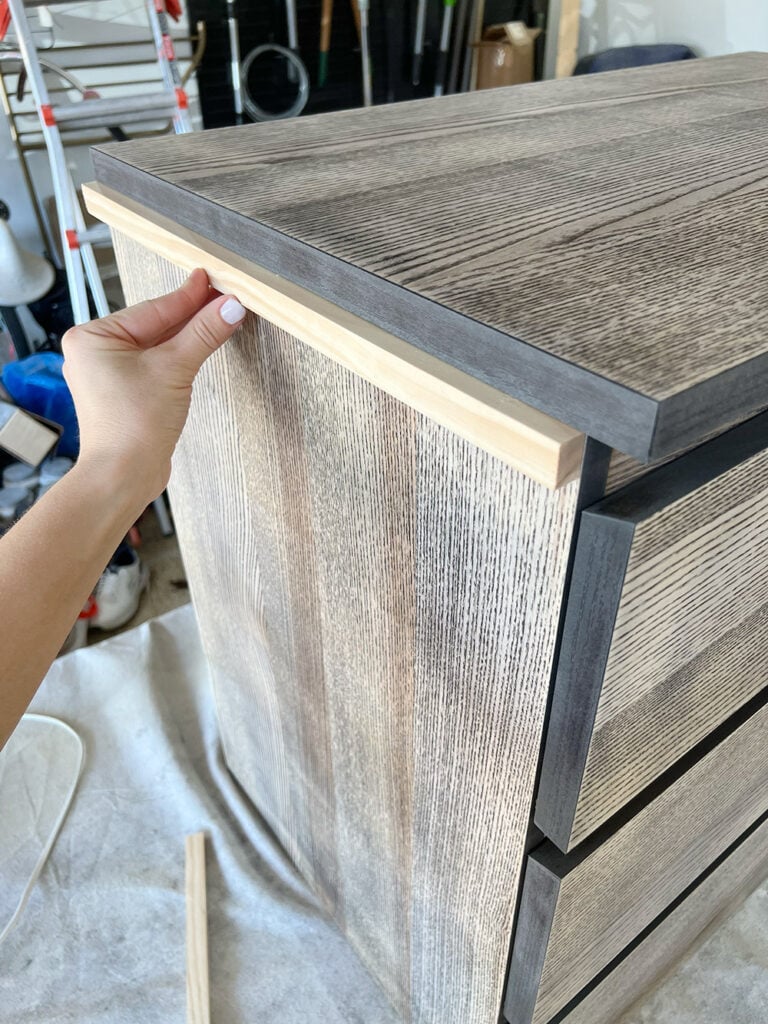 diy ikea malm chest hack to nightstand