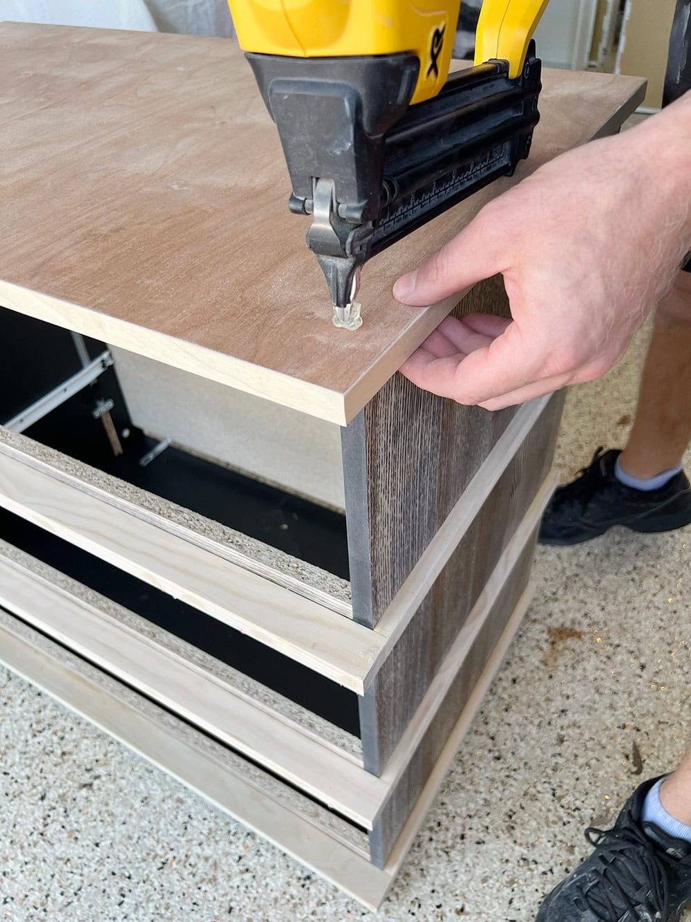 diy ikea malm chest hack to nightstand