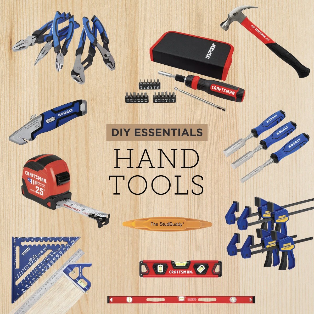 must have hand tools for beginning DIYer