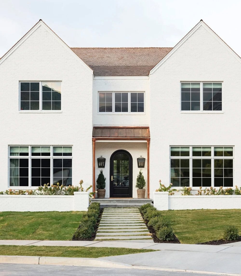 White Home Exterior